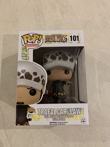 Anime One Piece Trafalgar Law 101 Funko Pop Vinyl Figure New Rare Protector Ebay