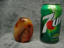 3" PolyChrome Carnelian 10.88oz Freeform Madagascar Healing Reiki Agate Stone 