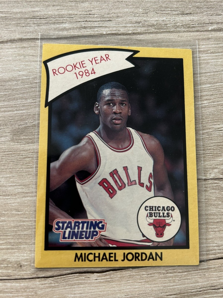 1990 Starting Lineup Card Rookie Year Michael Jordan! Chicago