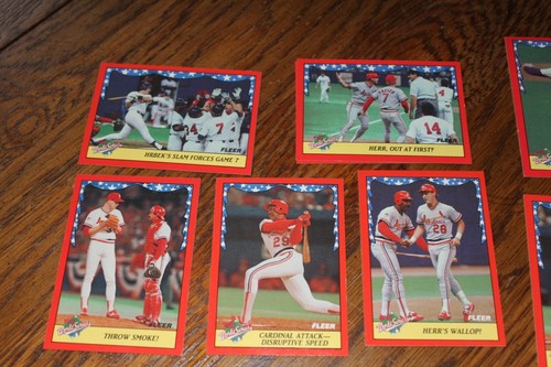 Fleer 1988 Twelve Card Set of 1987 World Series Twins vs Cardinals - Picture 4 of 7