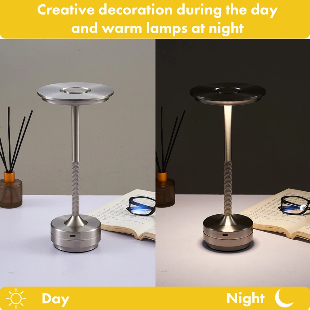 Modern Desk Lamp Energy Saving Bedside Lamp Cordless Night Lights