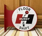 Hurst Shifter Flange Sign Parts Tools Gas Oil Garage Vintage Style Wall Decor