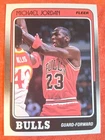 FLEER 1988-89 MICHAEL JORDAN Chicago Bulls #17 Basketball Card NM Near Mint