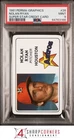 1981 PERMA-GRAPHIC SUPER STAR CREDIT CARDS #26 NOLAN RYAN HOF PSA 9