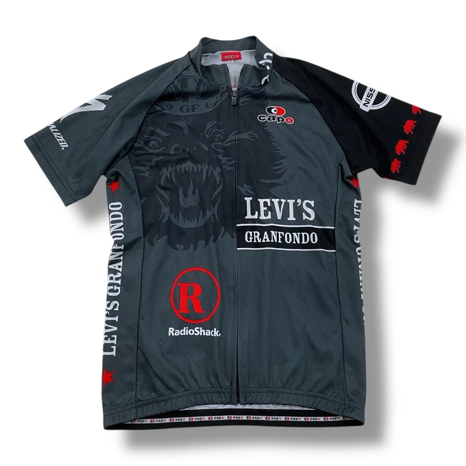Capo Forma Men's Cycling Jersey for Levi Leipheimer's Gran Fondo Medium Full Zip - Image 2 of 4