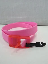 Volver Hot Pink Waterproof Rubber Golf Belt Adjustable Cut-to-fit Interchange