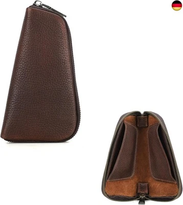 Hiram Tabakspfeife Aufbewahrungstasche Echtes Leder-Pfeifentabak-Etui für 1