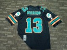 LOT 2-DAN MARINO MIAMI DOLPHINS STARTER BLACK MENS NFL GAME FOOTBALL JERSEYS LG — photo 2