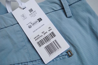 DONDUP JEANS GAUBERT SIZE 38-52 260.00 AUTHENTIC LOGO SIGN-6352 X