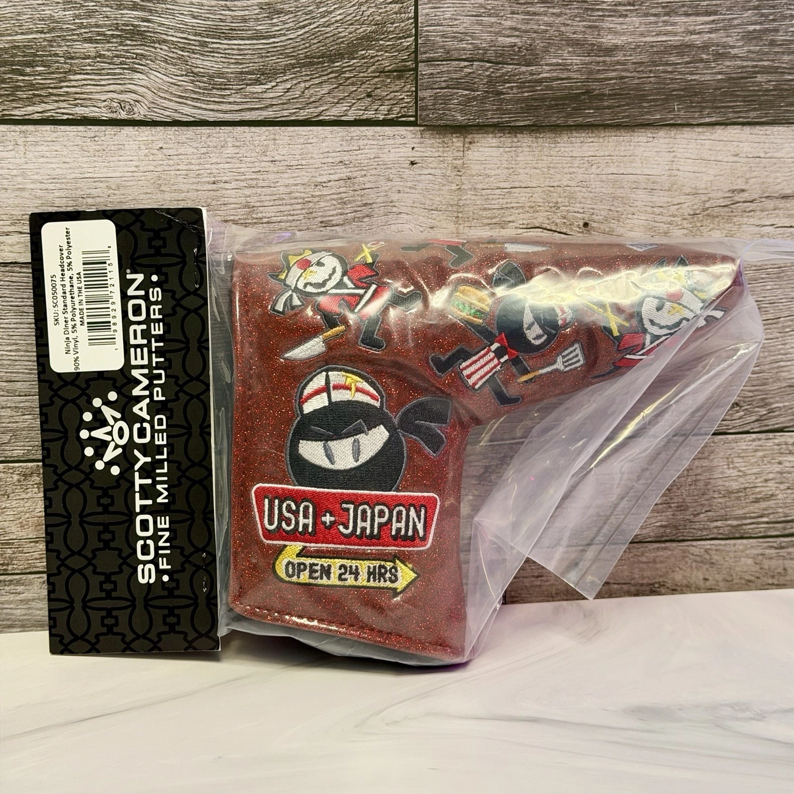 SPECIAL!!! Scotty Cameron Ninja Diner Headcover Putter 1 of 50 Special Edition