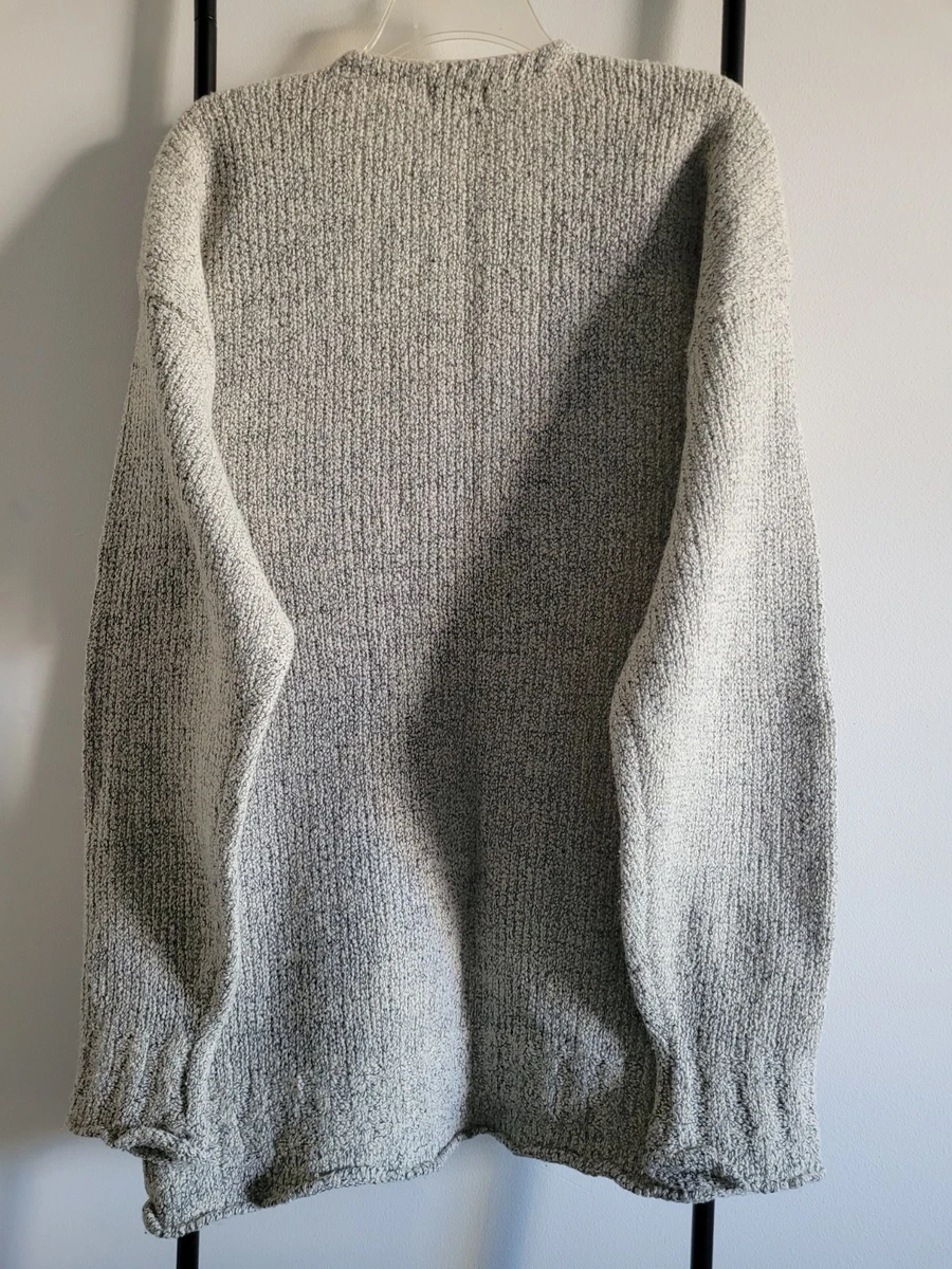 Cárdigan suéter chaqueta rara vintage Lee "Prendas de punto garantizadas" mezcla de lana para hombre