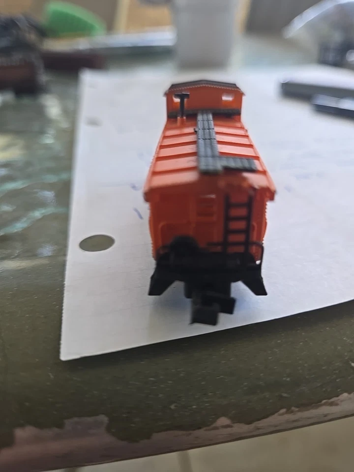 Tri-ang R115 CN HO / OO Gauge Caboose Orange CN 6206 Vintage  Hornby - Image 3 of 4