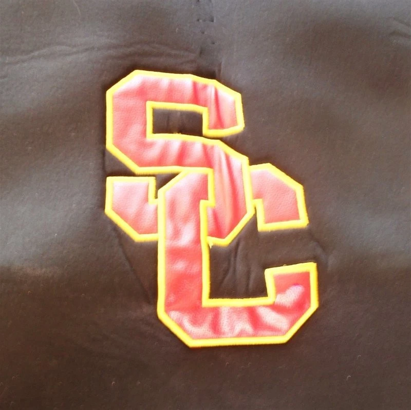 University of Southern California USC Trojans Premium Embroidered Black Auto... - Image 2 of 3