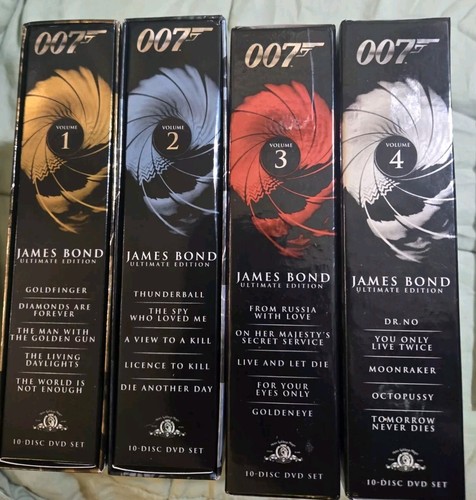 007 James Bond Entire Movie Series DVD/Blu-Ray Lot USED Very Good Condition - Picture 5 of 7