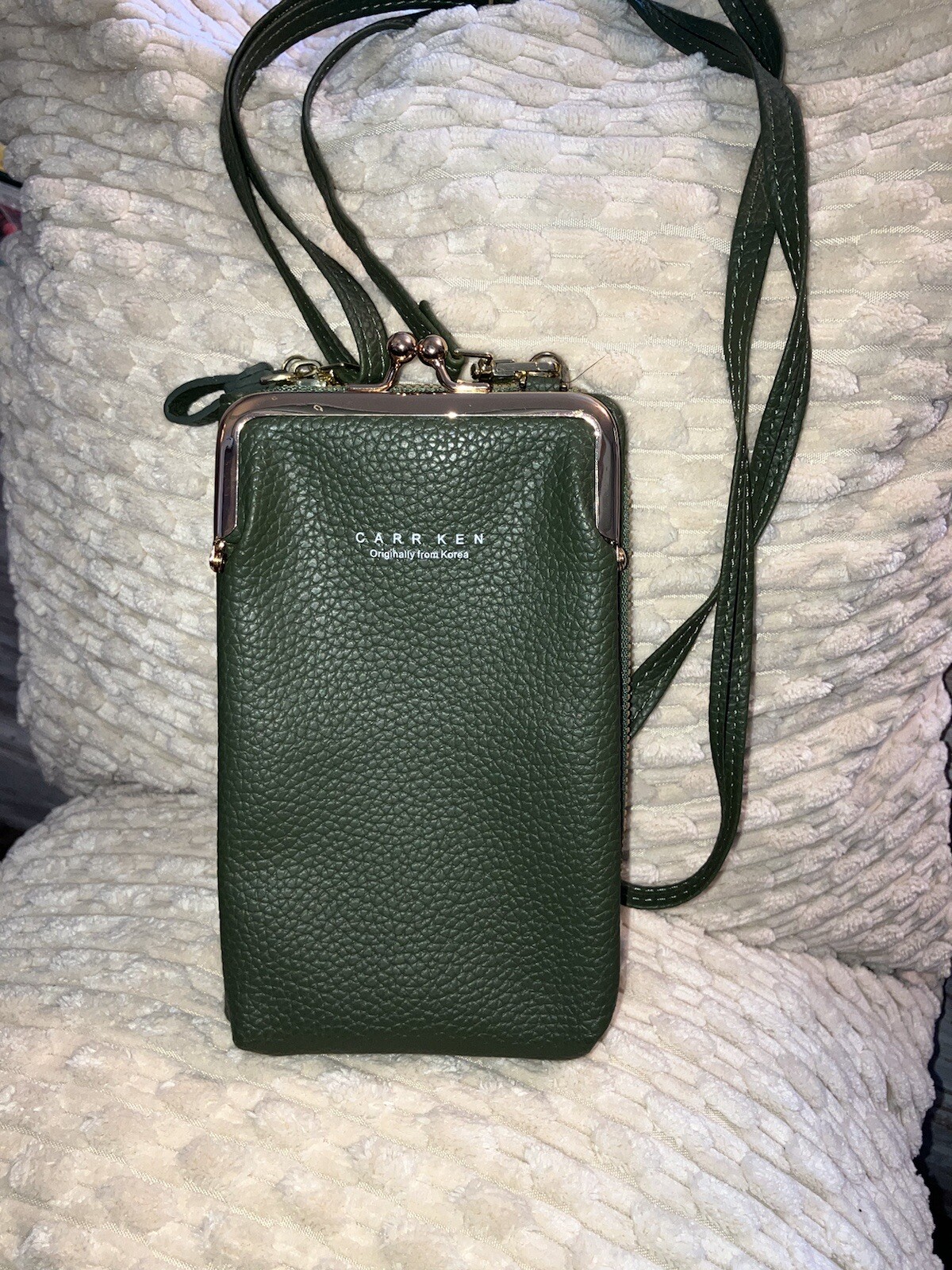 Carr By Ken Crossbody Cell Phone Wallet Purse Bag For Women Hunter Green (T) eBay