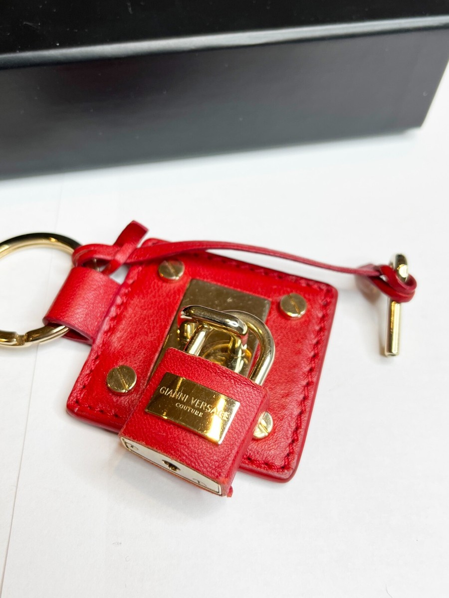【関税込み】Charm Keychain - Versace - Leather - Red s-l1200.jpg