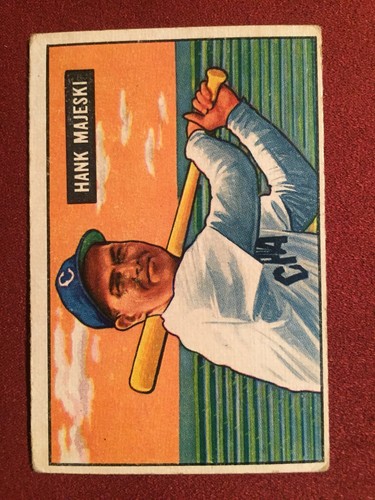 1951 Bowman 12 Hank Majeski White Sox