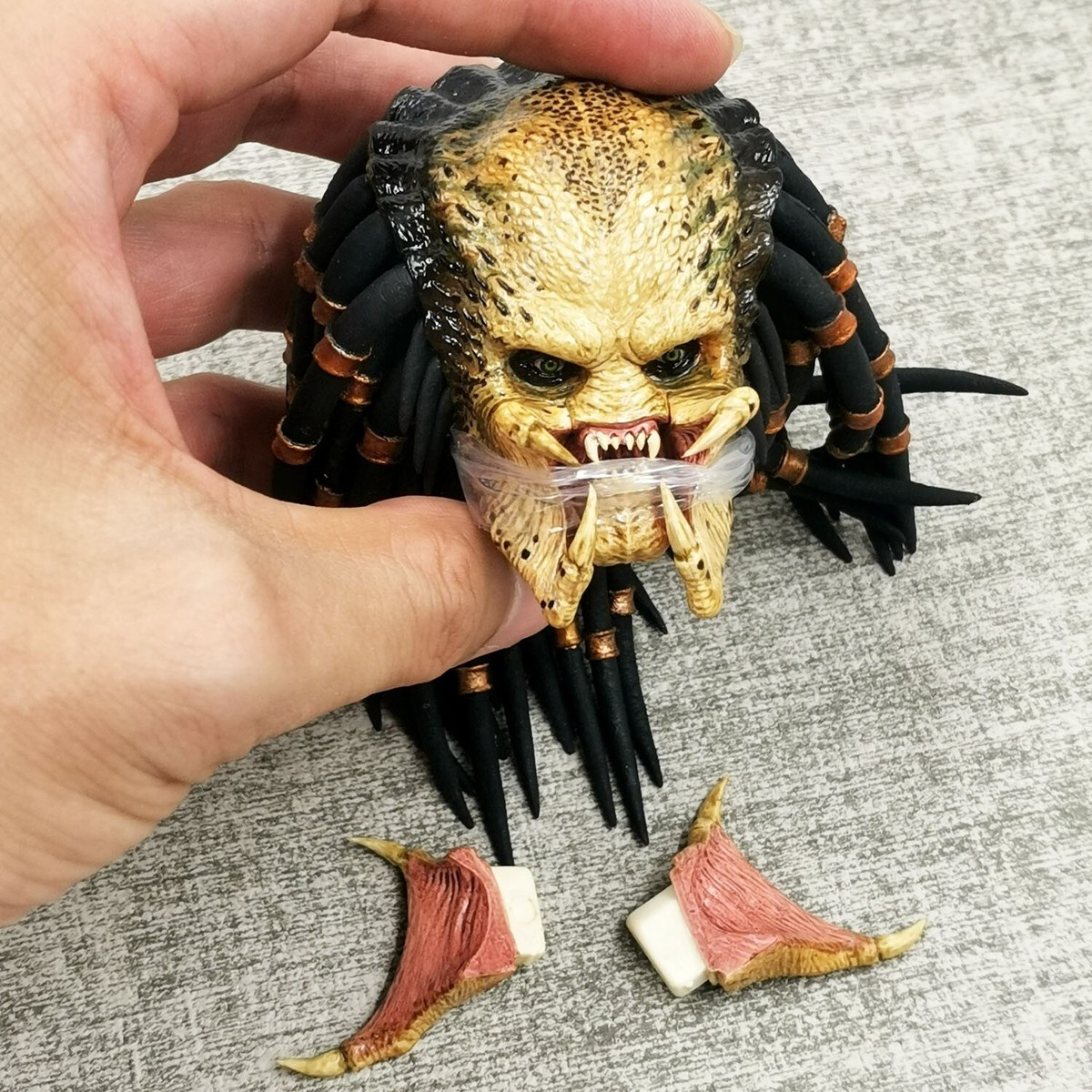 Head Sculpt Figure 1/6 Alien vs. Predator Hot Toys HT MMS221