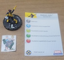  HeroClix Marvel MUTATIONS AND MONSTERS Marvel Girl 001 with card 