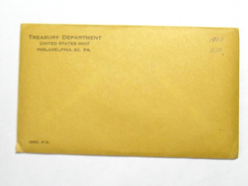 Sealed Unopened 1963 US Mint Proof Set - #PRS-032