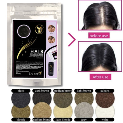 YASBRO Hair Building Fibers Nachfüllbeutel HAARVERDICHTUNG Fasern 25/50/100g  UK