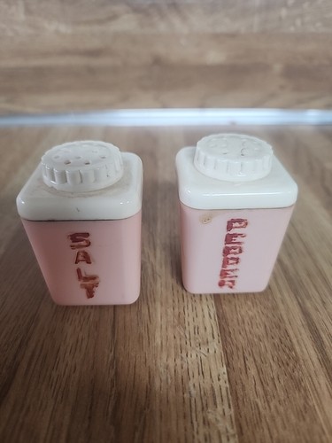 Vintage Sterilite Salt And Pepper Shakers - Fitchburg, Mass