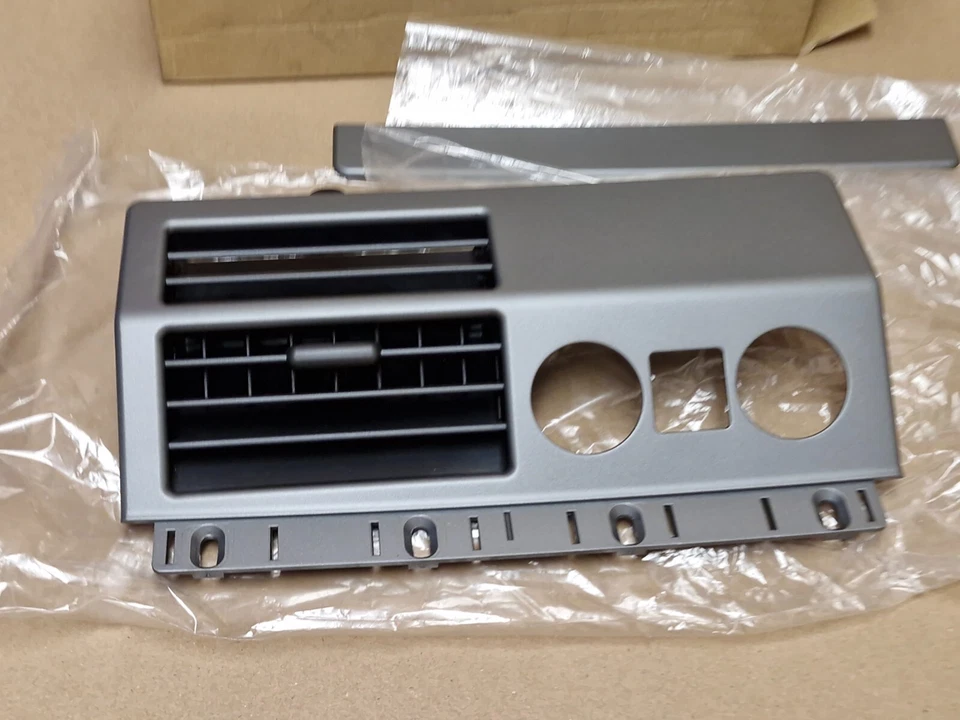 BMW E66 E67 Fresh Air Grille Right Dark Silver Interior 64226905342 Genuine NEW - Image 2 of 4