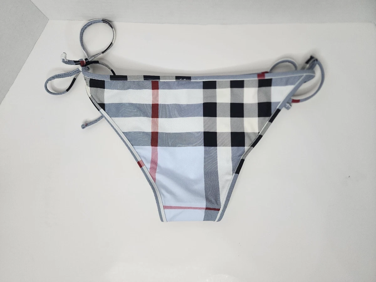 Burberry swimsuit silver deals