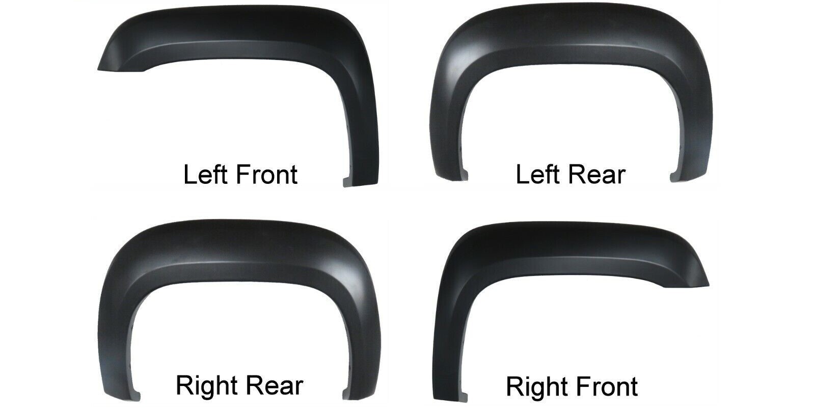 FRP OE Fender Flares For GMC 20072013 Sierra 1500 ; 20072014 Sierra 2500/3500 eBay