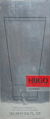 HUGO BOSS ELEMENT REFRESHING SHOWER GEL FOR MEN 5.0 Oz / 150 ml DISCONTINUED!!!