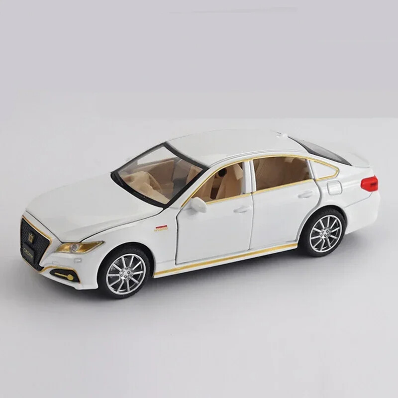 1:32 Toyota CROWN 2024 Diecast Car Model Simulation Sound
