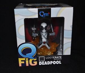 Marvel Deadpool LootCrate Exclusive Q Fig Figurine White Variant 2015 | eBay