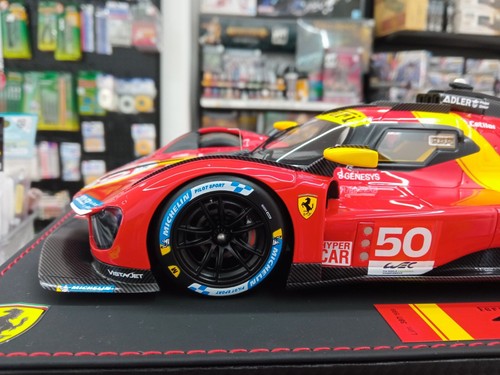 BBR 1/18 FERRARI 499P HYPERCAR POLE POSITION 24H LE MANS 2023 - P18226 - Picture 3 of 10