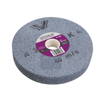 OPTIMUM 3107255 Normalkorund-Schleifscheibe  Ø 250 x 40 Ø 32 mm, K80