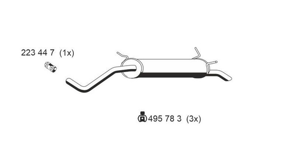 Ernst 530002 EndschalldäMpfer FüR Renault-image