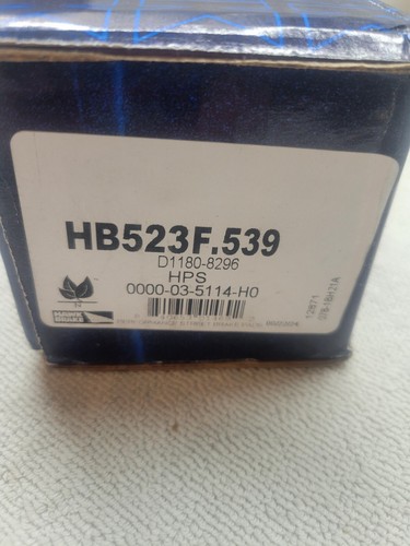 Hawk HPS Brake Pads - Miata MX-5 NC- REAR - 2006-2014 - HB523F.539 - Picture 4 of 5