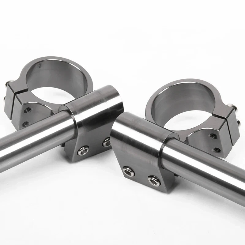 50mm Raised Clip on Fork Handlebars For Yamaha YZF R6 2005-2010/YZF R1 1998-2010 - Image 4 of 4