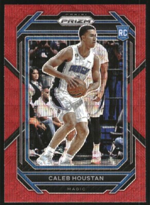 2022-23 Panini Prizm Prizms Ruby Wave #269 Caleb Houstan