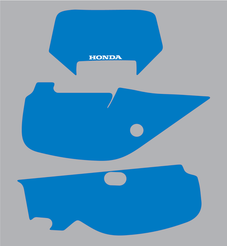 1993-2025 XR 650L Nummernschild Hintergrund Aufkleber Sticker - Bild 2 von 6