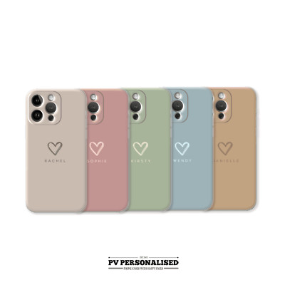 Personalisierte Handyhülle mit individuellem Namen Cover für iPhone 14 11 13 Pro 12 15 Pro Max