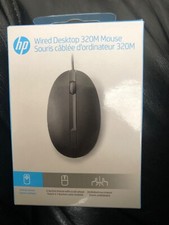 HP Wired Desktop 320M Mouse,USB 9VA80UT ABA New Sealed