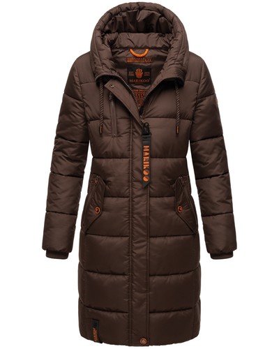 Marikoo Donna Giacca Invernale Trapuntato Anorak Parka Caldo Cappotto Cappuccio - Imagen 37 de 72