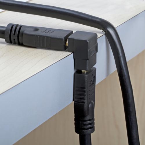 10 Pack HDMI Female to Female Adapter Coupler Cable Extender 90 Degree Connector - Picture 4 of 6