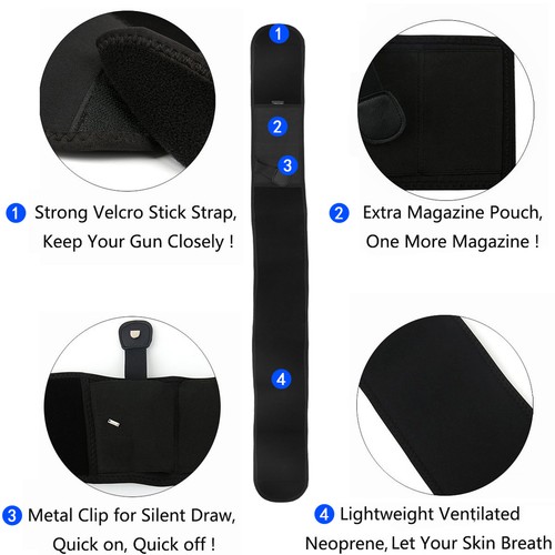 NEW Neoprene Ultimate Belly Waist Belt Band for Pistol gun Holder Hidden - Picture 9 of 12