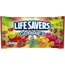 LIFE SAVERS 5 FLAVORS GUMMIES, CANDY BAG 13oz. - PACK OF 3