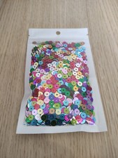 Sequins 5mm - 3700 pcs, 25g - Loose Decoration Crafts Sewing DIY
