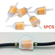 5 pack New Motor Inline Gas Oil Fuel Filter S...