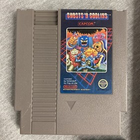 Ghosts N Goblins Nintendo NES Original W/ Box and dust cover