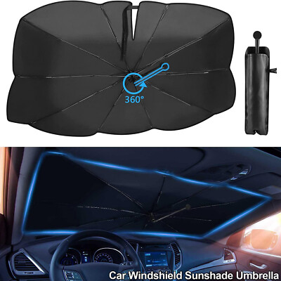 Frontscheibe Sonnenschutz Auto Faltbar Sonnenschirm UV-Block Schutz Abdeckung DE