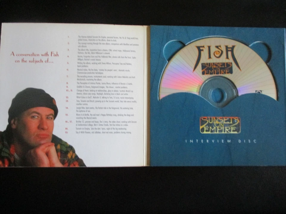 RARE Special Limited 2CD 1997 FISH Sunsets on Empire w. STEVEN WILSON Marillion - Bild 3 von 3